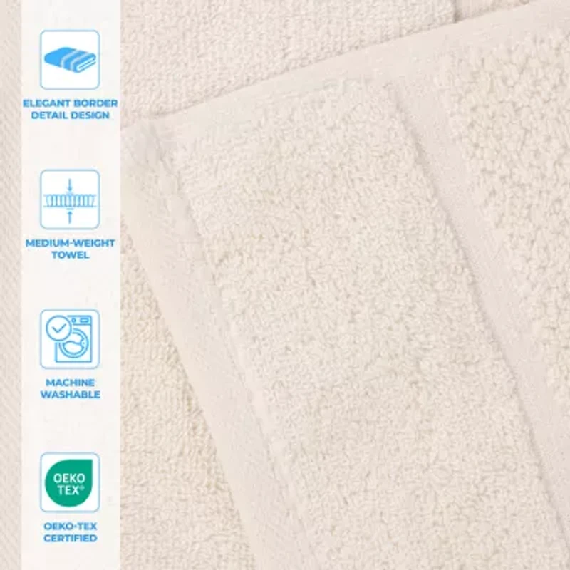 SUPERIOR® Mile Collection | 80% Cotton 20% Viscose -pc. Quick Dry Solid Bath Towel Set