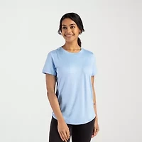 CUTTER & BUCK® Womens Crew Neck Short Sleeve Stretch Fabric T-Shirt