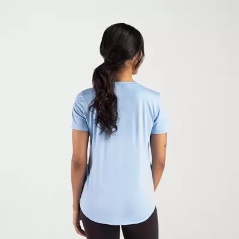 CUTTER & BUCK® Womens Crew Neck Short Sleeve Stretch Fabric T-Shirt