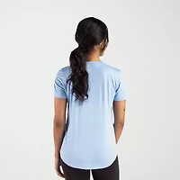 CUTTER & BUCK® Womens Crew Neck Short Sleeve Stretch Fabric T-Shirt