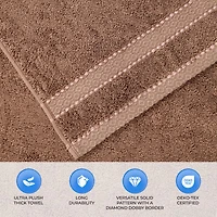 SUPERIOR® Niles Collection | Egyptian Giza Cotton 6-pc. Quick Dry Solid Bath Towel Set