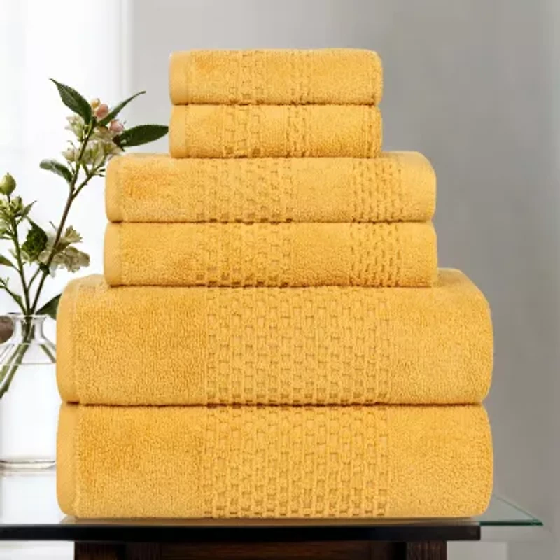 SUPERIOR® Playa Collection | 100% Cotton -pc. Quick Dry Solid Bath Towel Set