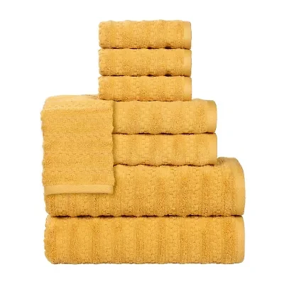 SUPERIOR® Zuma Collection | 100% Cotton -pc. Quick Dry Solid Bath Towel Set