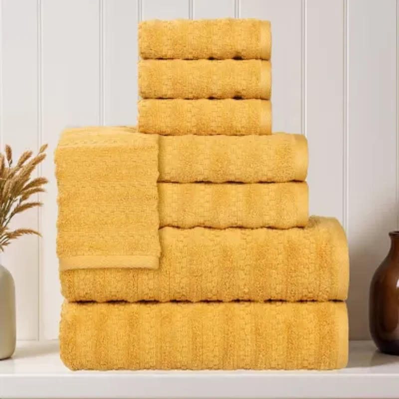 SUPERIOR® Zuma Collection | 100% Cotton -pc. Quick Dry Solid Bath Towel Set