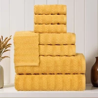 SUPERIOR® Zuma Collection | 100% Cotton -pc. Quick Dry Solid Bath Towel Set