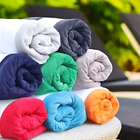SUPERIOR® Cabana Collection | 100% Cotton Quick Dry Towel & Lounge Chair Cover