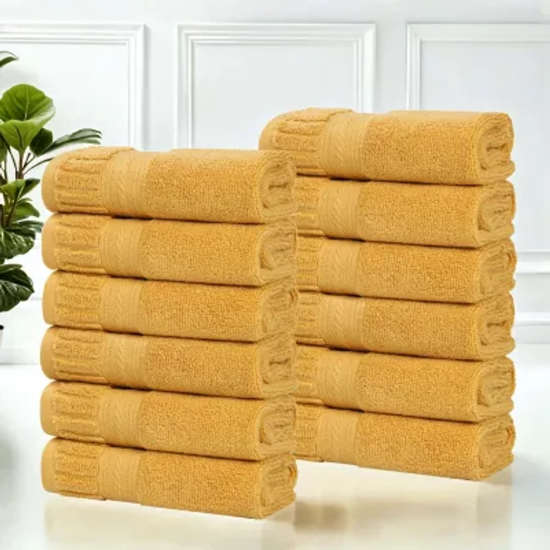 SUPERIOR® Venice Collection | 100% Cotton 12-pc. Quick Dry Washcloth
