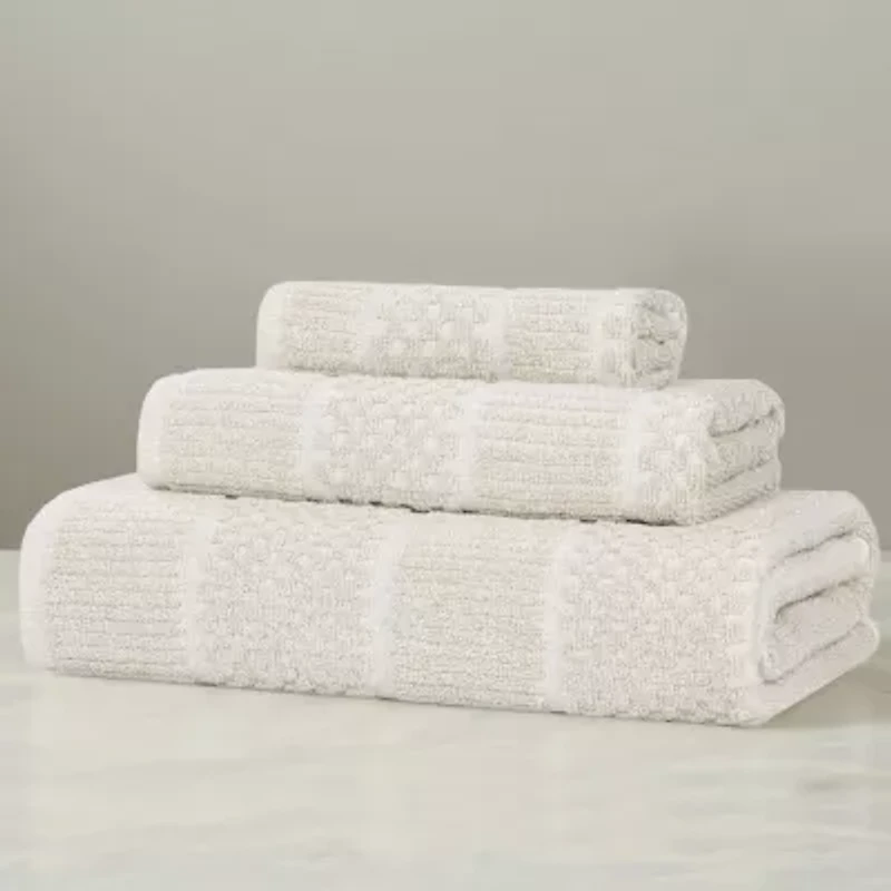 SUPERIOR® Naples Collection | 80% Cotton 20% Viscose 3-pc. Quick Dry Solid Bath Towel Set