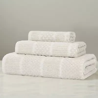 SUPERIOR® Naples Collection | 80% Cotton 20% Viscose 3-pc. Quick Dry Solid Bath Towel Set