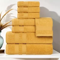 SUPERIOR® Venice Collection | 100% Cotton -pc. Quick Dry Solid Bath Towel Set