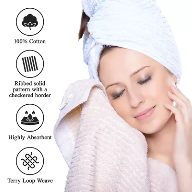 SUPERIOR® Soho Collection | 6-pc. Quick Dry Solid Bath Towel Set