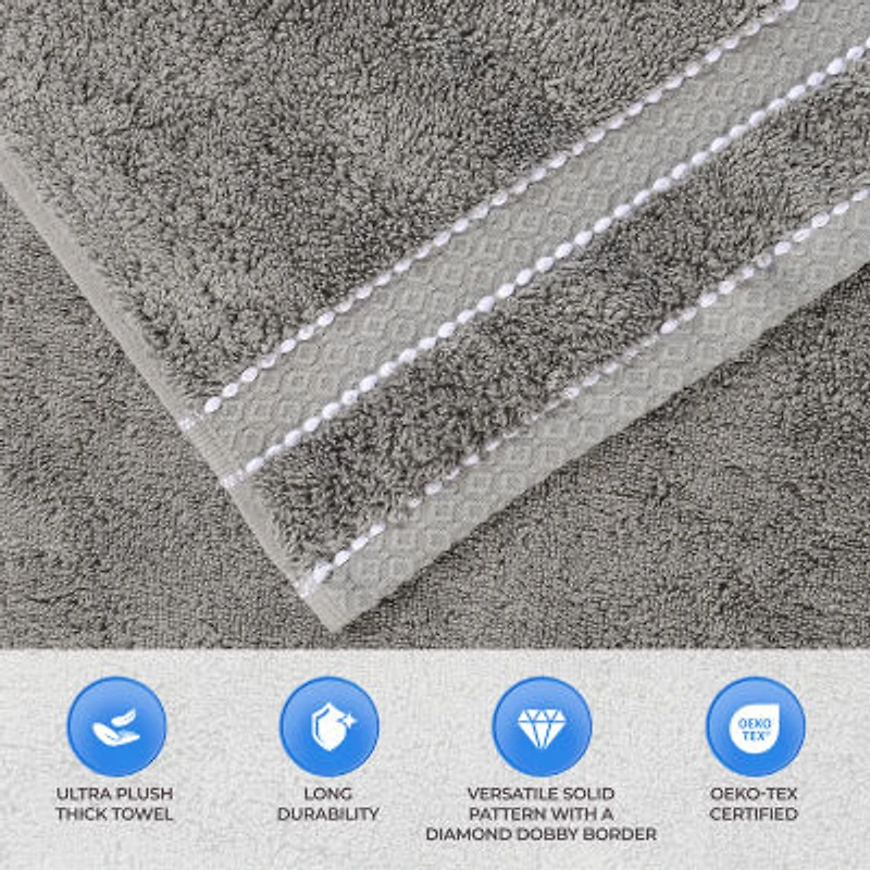 SUPERIOR® Niles Collection | Egyptian Giza Cotton 6-pc. Solid Hand Towel