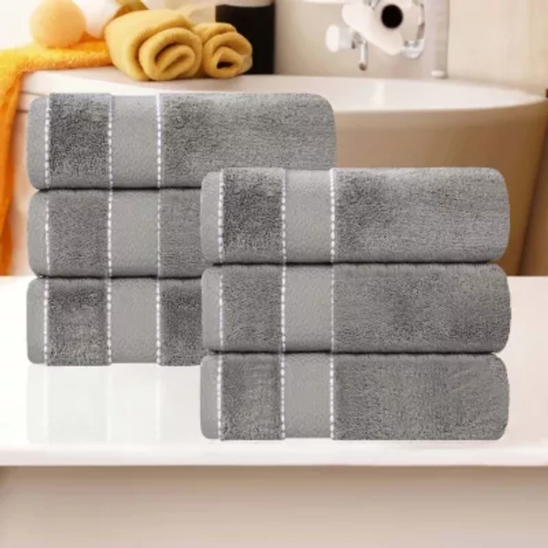 SUPERIOR® Niles Collection | Egyptian Giza Cotton 6-pc. Solid Hand Towel
