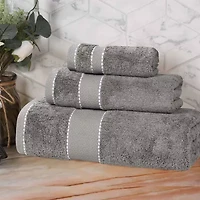 SUPERIOR® Niles Collection | Egyptian Giza Cotton 3-pc. Quick Dry Solid Bath Towel Set