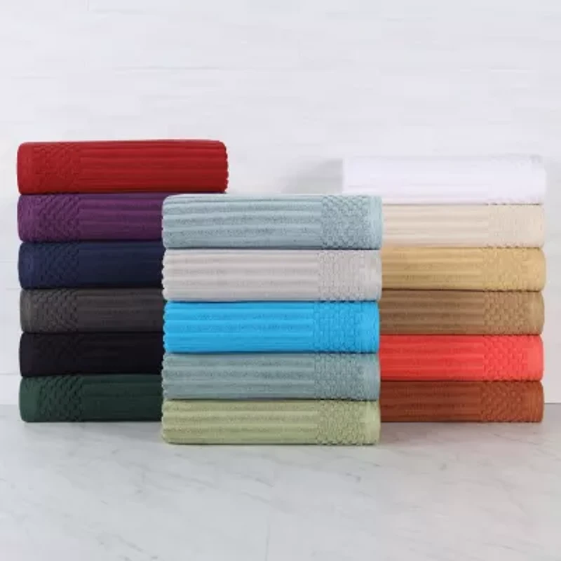 SUPERIOR® Juno Collection | 4-pc. Quick Dry Checked Bath Towel