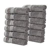 SUPERIOR® Niles Collection | Egyptian Giza Cotton 12-pc. Quick Dry Washcloth