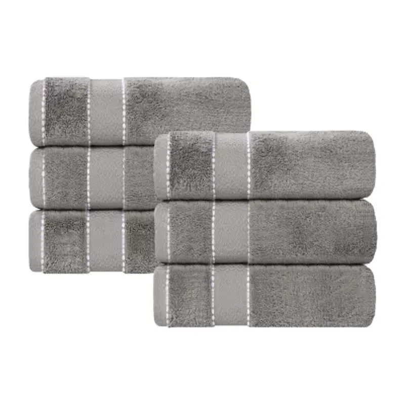 SUPERIOR® Niles Collection | Egyptian Giza Cotton 6-pc. Solid Hand Towel