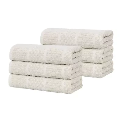 SUPERIOR® Naples Collection | 80% Cotton 20% Viscose 6-pc. Solid Hand Towel