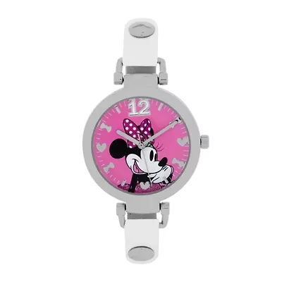 Disney® Minnie Mouse Womens Glitter Bracelet Watch