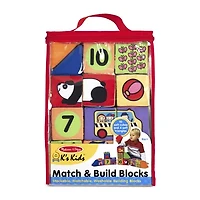 Melissa & Doug Match & Build Blocks Building Blocks 14-pc.