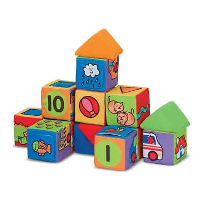 Melissa & Doug Match & Build Blocks 14-pc. Building Blocks