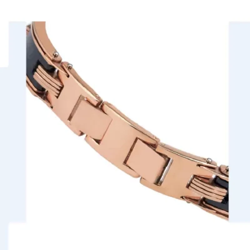 8 1/2 Inch Mens Stainless Steel Link Bracelet