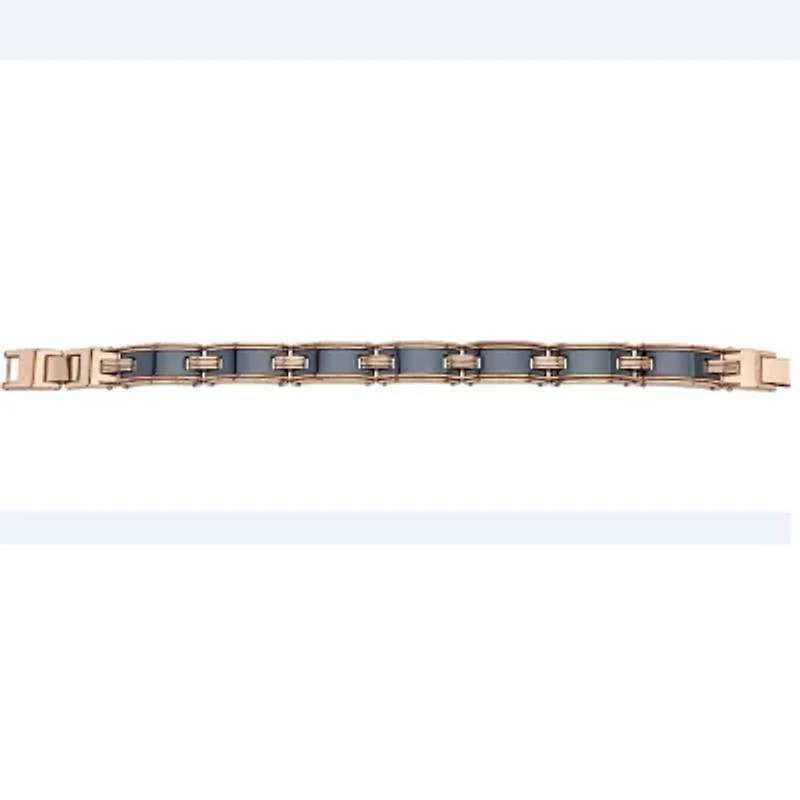 8 1/2 Inch Mens Stainless Steel Link Bracelet