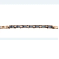 8 1/2 Inch Mens Stainless Steel Link Bracelet