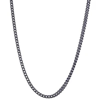 Mens Stainless Steel 24 Inch Wheat Chain Necklace