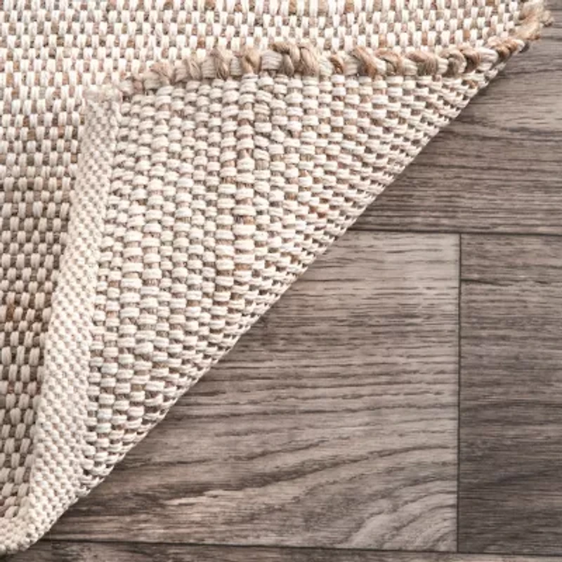 nuLoom Elfriede Solid Hand Woven Rug