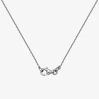 Womens Gemstone Sterling Silver Flower Pendant Necklace