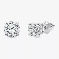 Premier Collection 1 CT. T.W. Natural Diamond Round-cut Stud Earrings 14K Gold