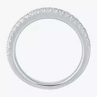 G / I1) Womens / CT. T.W. Lab Grown White Diamond 10K Gold Anniversary Wedding Band