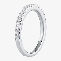 (G / I1) Womens 3/8 CT. T.W. Lab Grown White Diamond 10K Gold Wedding Band