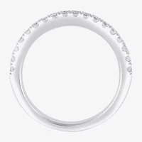 (G / I1) Womens 3/4 CT. T.W. Lab Grown White Diamond 10K Gold Anniversary Wedding Band