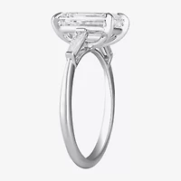 Love Lives Forever (F / Si2) Womens 3 1/6 Ct. T.W. Lab Grown White Diamond 10K Gold 3-Stone Engagement Ring