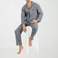 Hanes Mens Long Sleeve 2-pc. Big Pajama Sets