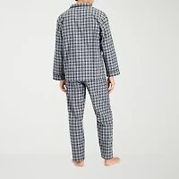 Hanes Mens Long Sleeve 2-pc. Big Pajama Sets