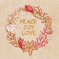 Linum Home Textiles Christmas Peace 2-pc. Hand Towel