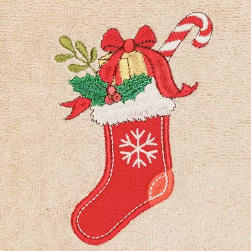 Linum Home Textiles Christmas Stocking 2-pc. Hand Towel