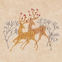 Linum Home Textiles Christmas Deer Pair 2-pc. Hand Towel