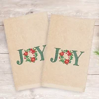 Linum Home Textiles Christmas Joy 2-pc. Hand Towel