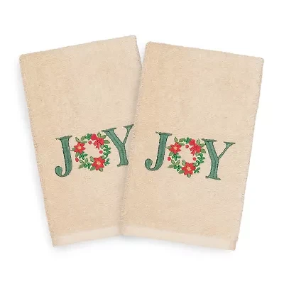 Linum Home Textiles Christmas Joy 2-pc. Hand Towel
