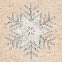 Linum Home Textiles Christmas Crystal Embroidered 2-pc. Hand Towel