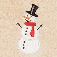 Linum Home Textiles Snowman Embroidered 2-pc. Hand Towel