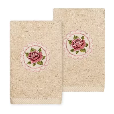 Linum Home Textiles Rosalee Embroidered 2-pc. Hand Towel