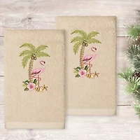 Linum Home Textiles Flora Embroidered 2-pc. Hand Towel