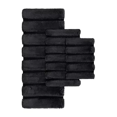 Madison Park Tufted Pearl Channel Soft Solid Bath Rug