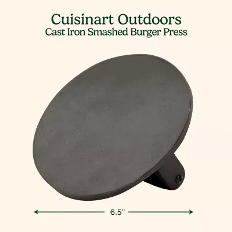 Cuisinart Outdoors Cast Iron Hamburger Press