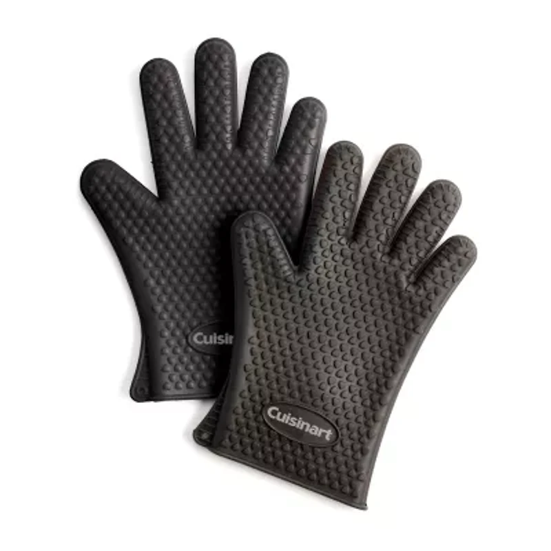 Cuisinart Outdoors Heat Resistant Silicone Grilling Gloves